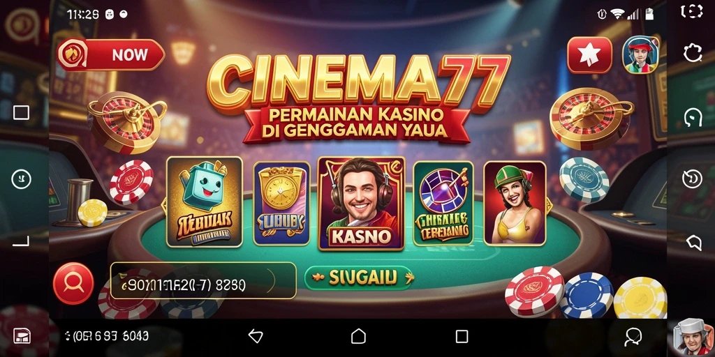 Tampilan gameplay <strong>CINEMA77</strong> yang menakjubkan dengan fitur interaktif.