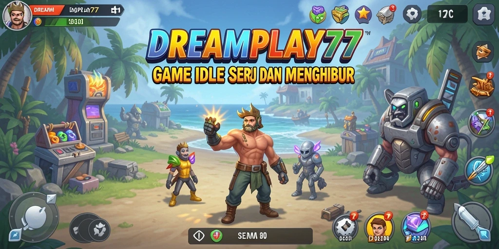 Screenshot gameplay DREAMPLAY77 yang menampilkan keseruan dalam bermain Idle.