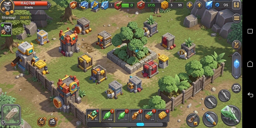 Gameplay seru dan strategi cerdas di HAO788 Tower Defense.