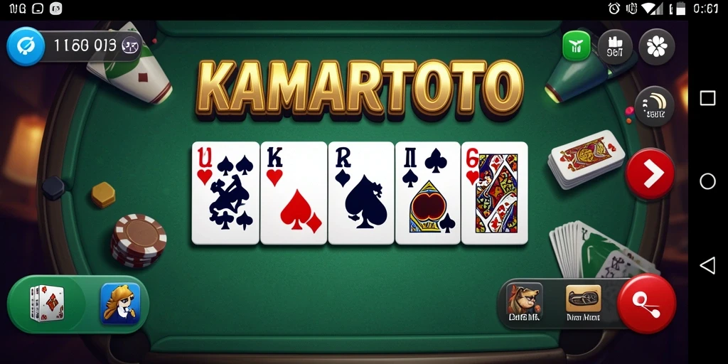 Gameplay KAMARTOTO yang seru dan menantang di dalam game Domino.