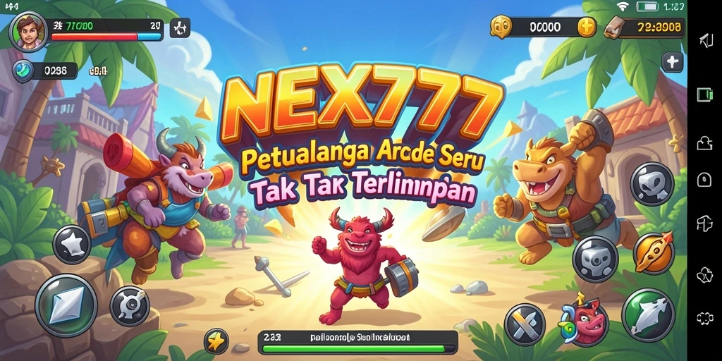 Screenshot gameplay NEX777 menampilkan momen seru dalam permainan Arcade.