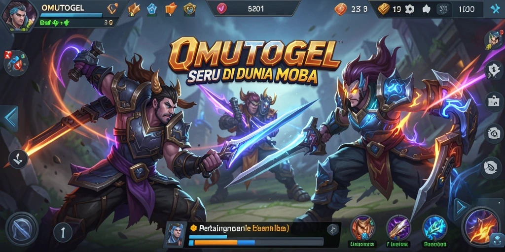 Tampilan atraktif dari gameplay seru di OMUTOGEL.