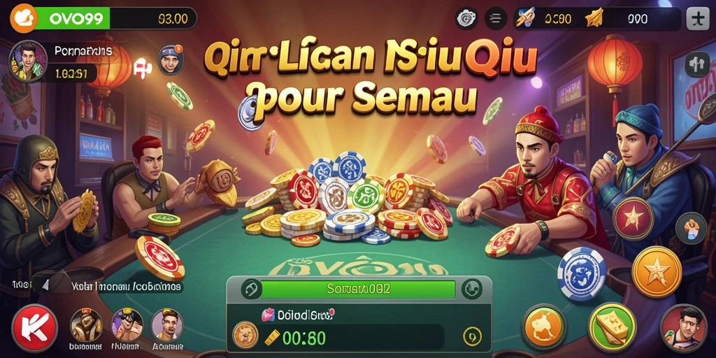 Tampilan menarik dari gameplay OVO99 yang seru.