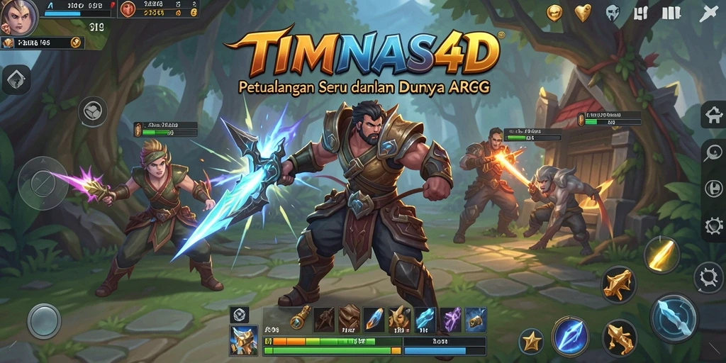 Tampilan menarik dari gameplay petualangan ARPG di TIMNAS4D.
