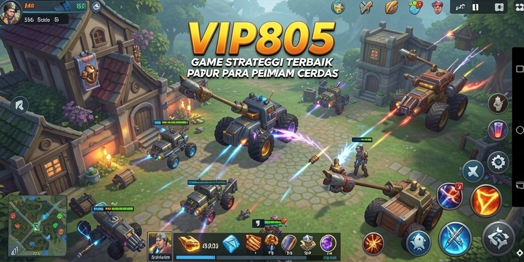 Tampilkan strategi seru dalam gameplay VIP805.